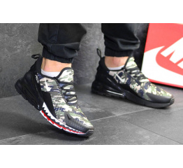 Мужские кроссовки Nike Air Max 270 зеленые с черным