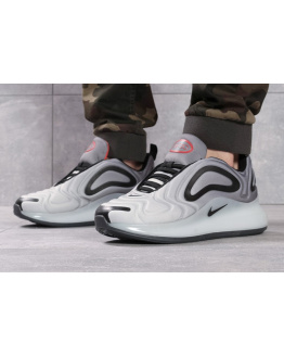 Чоловічі кросівки Nike Air Max 720 сірі з червоним