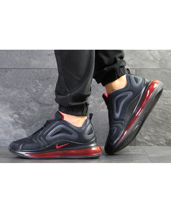 Мужские кроссовки Nike Air Max 720 темно-синие с красным