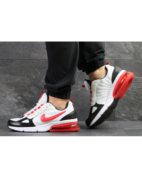 Чоловічі кросівки Nike Air Max білі з червоним