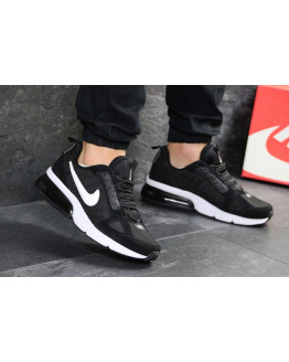 Мужские кроссовки Nike Air Max черные с белым