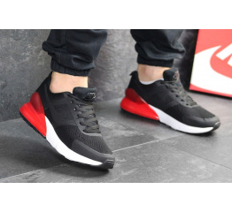 Мужские кроссовки Nike Air Max черные с белым и красным