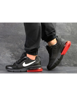 Мужские кроссовки Nike Air Max черные с красным