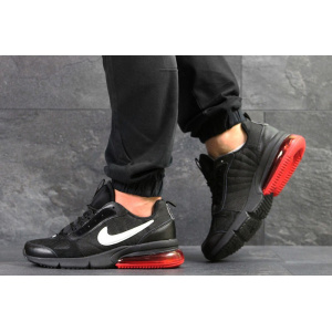 Мужские кроссовки Nike Air Max черные с красным