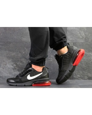 Чоловічі кросівки Nike Air Max чорні з червоним