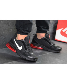 Мужские кроссовки Nike Air Max черные с красным