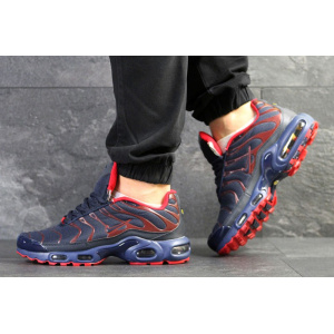 Чоловічі кросівки Nike Air Max Plus TN сині з червоним