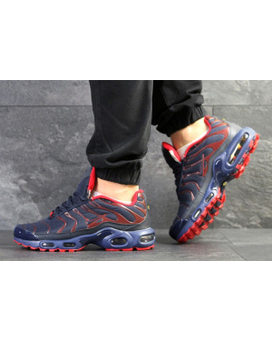 Чоловічі кросівки Nike Air Max Plus TN сині з червоним