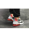 Купить Чоловічі кросівки Nike Air Max сірі з червоним
