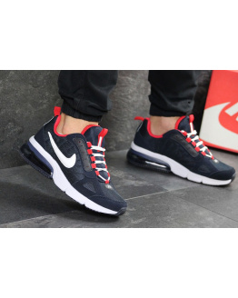Мужские кроссовки Nike Air Max темно-синие с красным