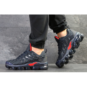 Мужские кроссовки Nike Air Vapormax Plus темно-синие с красным