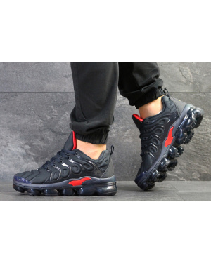 Чоловічі кросівки Nike Air Vapormax Plus темно-сині з червоним