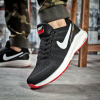 Мужские кроссовки Nike Air Zoom черные с белым и красным