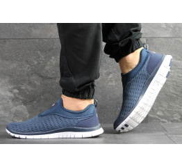 Мужские кроссовки Nike Free Run 3.0 Slip On синие
