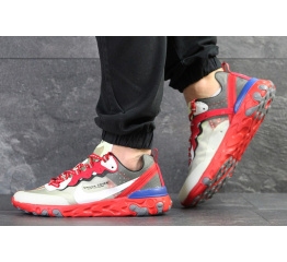 Мужские кроссовки Nike React Element 87 x UNDERCOVER красные с бежевым
