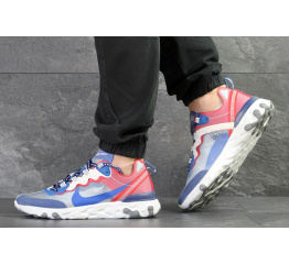 Мужские кроссовки Nike React Element 87 x UNDERCOVER синие с красным
