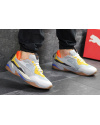 Купить Чоловічі кросівки Puma Thunder Spectra сірі з жовтим