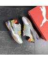 Купить Чоловічі кросівки Puma Thunder Spectra сірі з жовтим