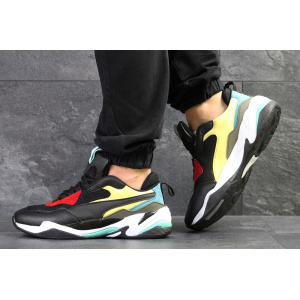 Мужские кроссовки Puma Thunder Spectra жерные с желтым