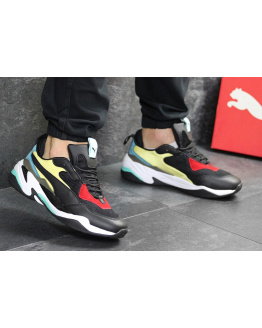 Мужские кроссовки Puma Thunder Spectra жерные с желтым