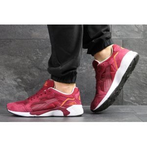 Мужские кроссовки Puma Trinomic R698 бордовые