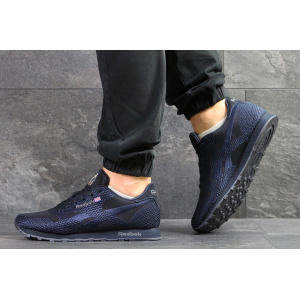 Мужские кроссовки Reebok Classic Runner Jacquard темно-синие