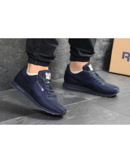 Чоловічі кросівки Reebok Classic Runner Jacquard темно-сині