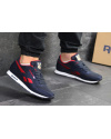 Купить Чоловічі кросівки Reebok Classic Runner Jacquard темно-сині з червоним