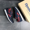 Мужские кроссовки Reebok Classic Runner Jacquard темно-синие с красным