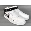 Купить Мужские высокие кроссовки Nike Air Force 1 High белые с черным