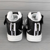 Мужские высокие кроссовки Nike Air Force 1 High белые с черным