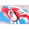 Женские кроссовки Adidas Gazelle красные с белым