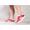 Купить Женские кроссовки Adidas Gazelle красные с белым