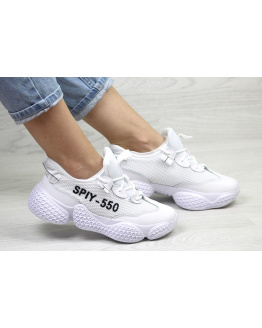 Жіночі кросівки Adidas Yeezy SPIY-550 білі