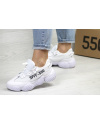 Купить Женские кроссовки Adidas Yeezy SPIY-550 белые