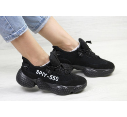 Женские кроссовки Adidas Yeezy SPIY-550 черные