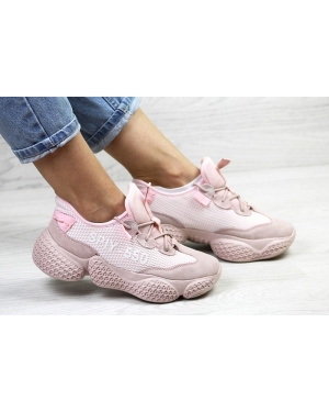 Жіночі кросівки Adidas Yeezy SPIY-550 пудровые
