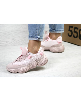 Жіночі кросівки Adidas Yeezy SPIY-550 пудровые