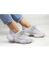 Жіночі кросівки Adidas Yeezy SPIY-550 сірі