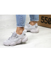 Купить Жіночі кросівки Adidas Yeezy SPIY-550 сірі