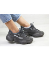 Жіночі кросівки Adidas Yeezy SPIY-550 темно-сірі