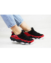 Женские кроссовки Fila Spagetti Low черные с красным