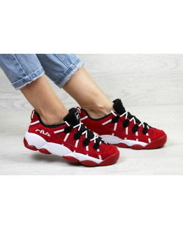 Женские кроссовки Fila Spagetti Low красные