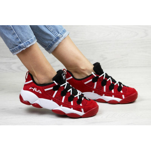 Купить Женские кроссовки Fila Spagetti Low красные в Украине
