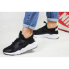Купить Женские кроссовки Nike Air Huarache черные с белым