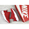 Женские кроссовки Nike Air Huarache красные с белым