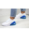 Купить Жіночі кросівки Nike Air Max 270 білі з синім