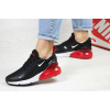 Купить Женские кроссовки Nike Air Max 270 черные с белым и красным