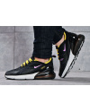 Жіночі кросівки Nike Air Max 270 чорні з жовтим и розовым