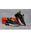Купить Жіночі кросівки Nike Air Max 270 чорні з жовтим и розовым